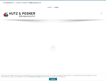 Tablet Screenshot of hutzposner.com